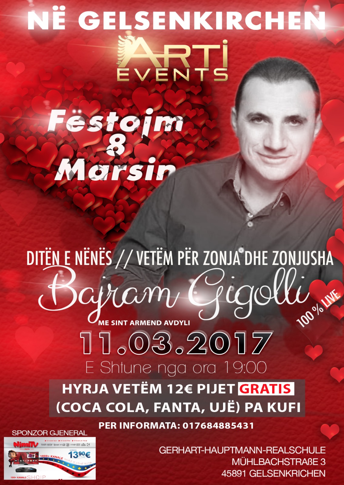 Festojm 8 Marsin në Gelsenkirchen me Bajram Gigolli