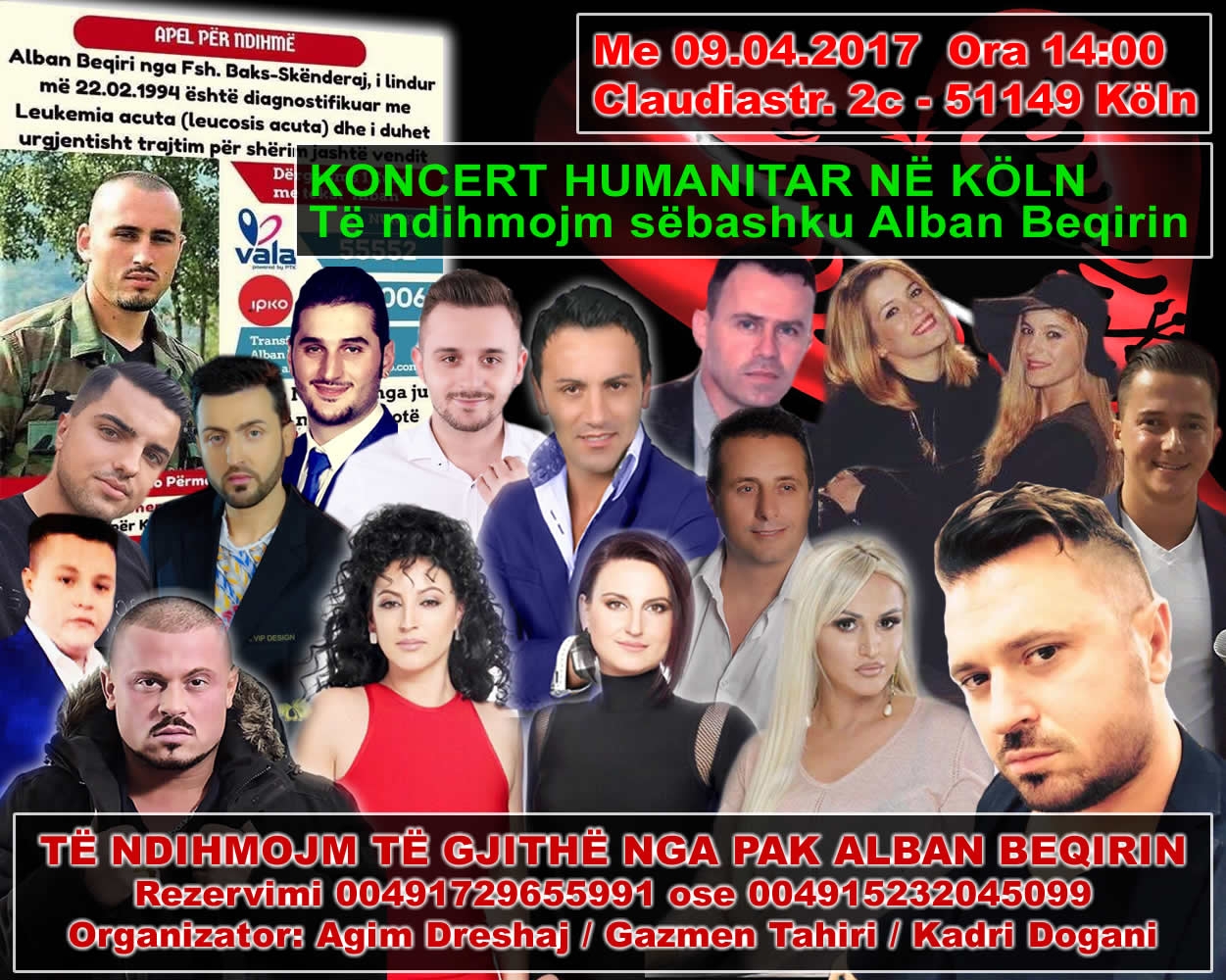 Shoqata Humanitare kaçanikase diaspora ORGANIZON – Koncert Humanitar në Köln