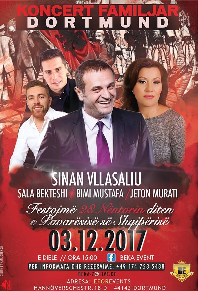 03.12.2017 – BEKA EVENT ORGANIZON – Festen e 28 Nentor 2017 në Dortmund