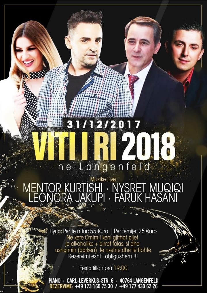 31.12.2017 – Gëzuar Vitin e Ri 2018 në Langenfeld