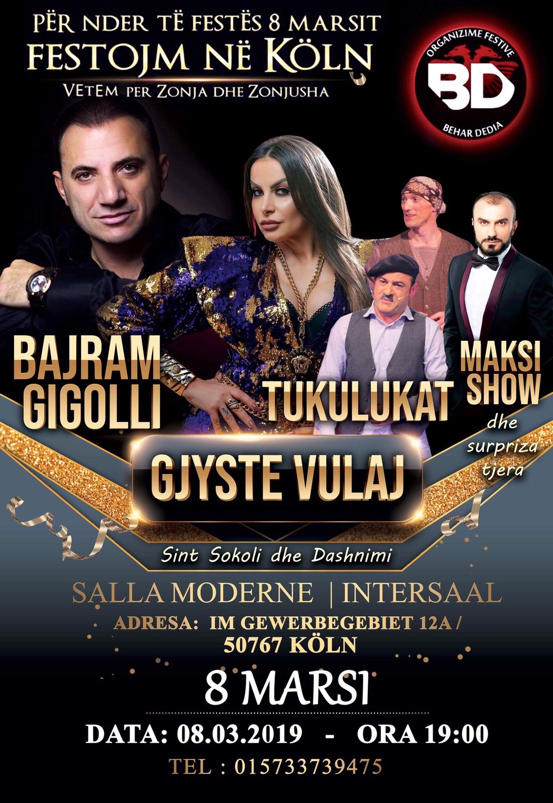 BD-Organizon 8 Marsin 2019 në Köln me Gjyste Vulaj, Takalukat dhe Bajram Gigolli