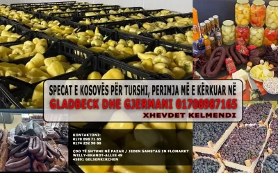 Speca Gladbeck Gjermani Xhevdet Kelmendi 01708987165